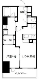 ルミナリータワー池袋 9階 間取り図