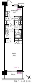 ブリリアイスト三軒茶屋アイビーテラス i206 間取り図