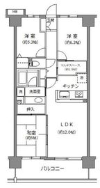 Be CITYベイウィング 7階 間取り図