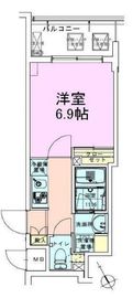 門前仲町レジデンス参番館 1107 間取り図