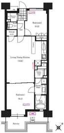 ブリリアイスト三軒茶屋アイビーテラス i216 間取り図