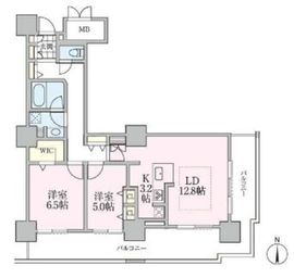 ロイヤルパークスタワー南千住 1512 間取り図