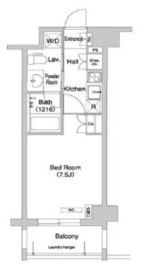 コンフォリア下北沢 411 間取り図