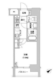 メトロステージ上野 205 間取り図