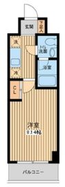 プロスペクト門前仲町 209 間取り図