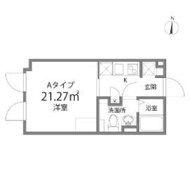 リトルズラピス神楽坂 201 間取り図