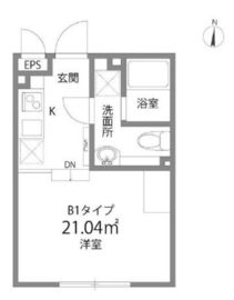 リトルズラピス神楽坂 103 間取り図