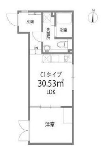 リトルズラピス神楽坂 104 間取り図