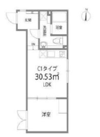 リトルズラピス神楽坂 104 間取り図