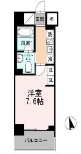 カスタリア大森3 502 間取り図