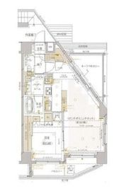 A-standard渋谷桜丘 7階 間取り図