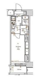 ログ浅草 7階 間取り図