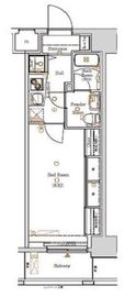 ログ浅草 8階 間取り図