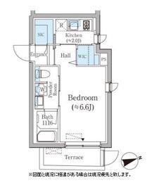 コモド恵比寿 104 間取り図