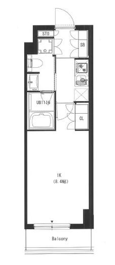 大森ウエスト 602 間取り図