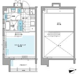 プライムアーバン芝浦LOFT 604 間取り図