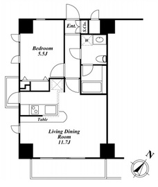 Roppongi Residences 1001 間取り図