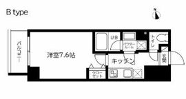 スカイコート蔵前2 202 間取り図