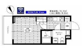 グランドコンシェルジュ千駄ヶ谷 1階 間取り図