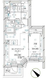 グランドコンシェルジュ千駄ヶ谷 4階 間取り図