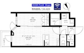 グランドコンシェルジュ千駄ヶ谷 4階 間取り図