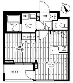 グランドコンシェルジュ千駄ヶ谷 2階 間取り図