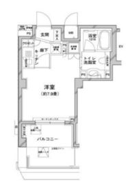 コンフォリア目黒八雲 505 間取り図