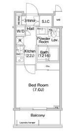 コンフォリア麻布EAST 605 間取り図