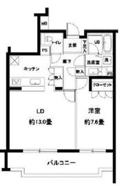 カスタリア参宮橋 403 間取り図