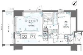 ZOOM日本橋浜町 2階 間取り図