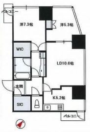 シティタワー新宿新都心 23階 間取り図