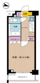 ラグジュアリーアパートメント西新宿 5階 間取り図