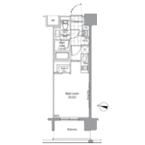パークハビオ恵比寿 603 間取り図