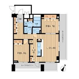 レジデンス三宿 401 間取り図