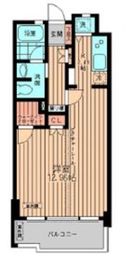 プラタナス目黒 205 間取り図