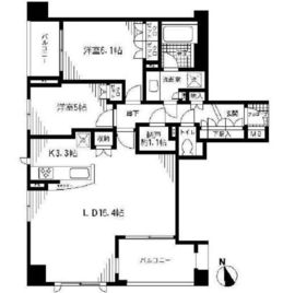 ALTERNA銀座 (オルタナ銀座) 509 間取り図