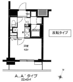 T&G神田マンション 1003 間取り図