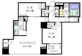 シティタワーズ豊洲ザ・ツイン ノースタワー 26階 間取り図