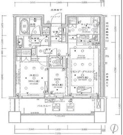 テラス渋谷美竹 6階 間取り図