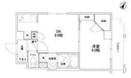 ジェイフラッツ初台 603 間取り図