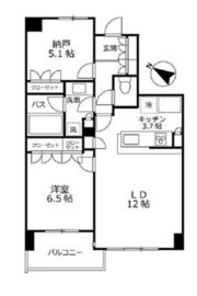 パークナード元麻布 2階 間取り図