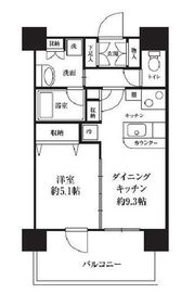 HF西新宿レジデンスイースト 1202 間取り図