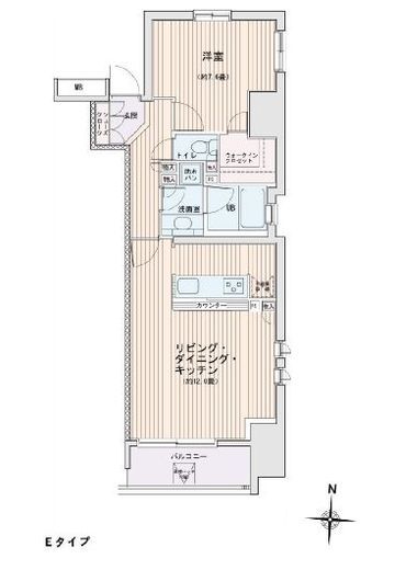 エスティメゾン錦糸町2 701 間取り図