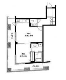 エクセラン人形町 906 間取り図