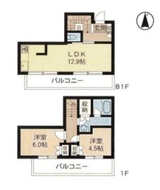 アーバンフラッツ目黒本町 101 間取り図