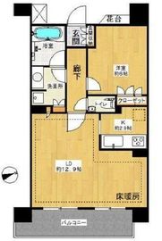 アトラス新宿柏木 3階 間取り図