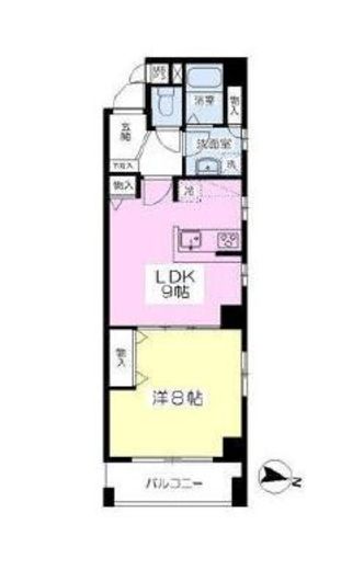 イストリア麻布台 302 間取り図