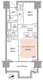 ハーバーテラス品川 8階 間取り図