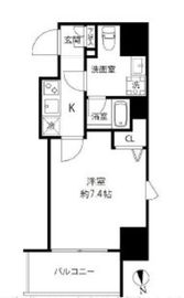 プレール・ドゥーク浅草橋 1101 間取り図