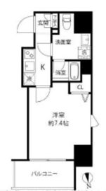 プレール・ドゥーク浅草橋 1201 間取り図